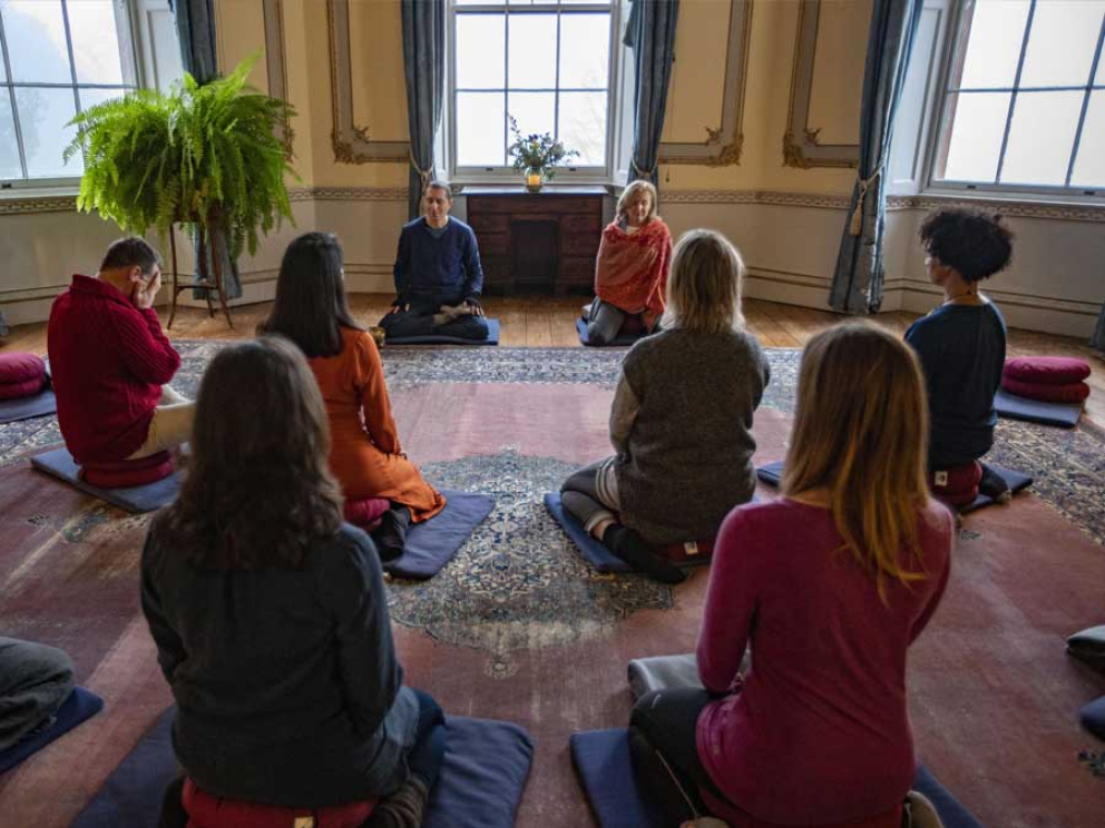 Meditation in Octagonal Room
