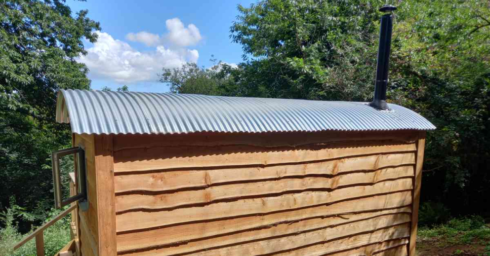 The Hermitage solo solitary retreat venue at The Sharpham Trust - exterior