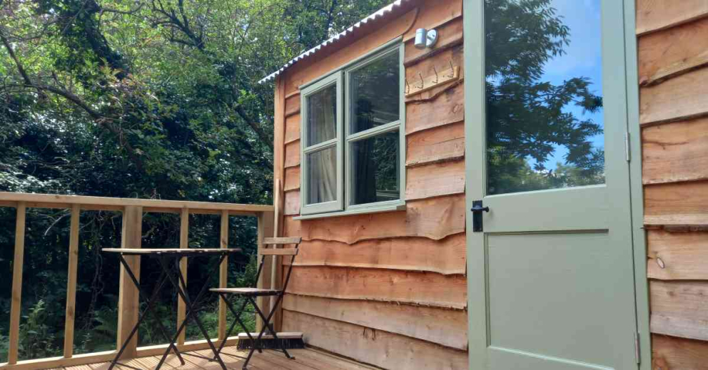 The Hermitage solo solitary retreat venue at The Sharpham Trust - exterior