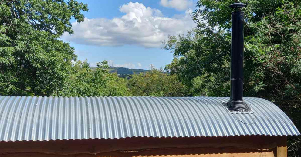 The Hermitage solo solitary retreat venue at The Sharpham Trust - exterior