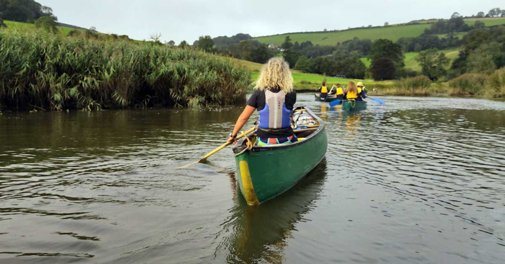 Canoeing retreat