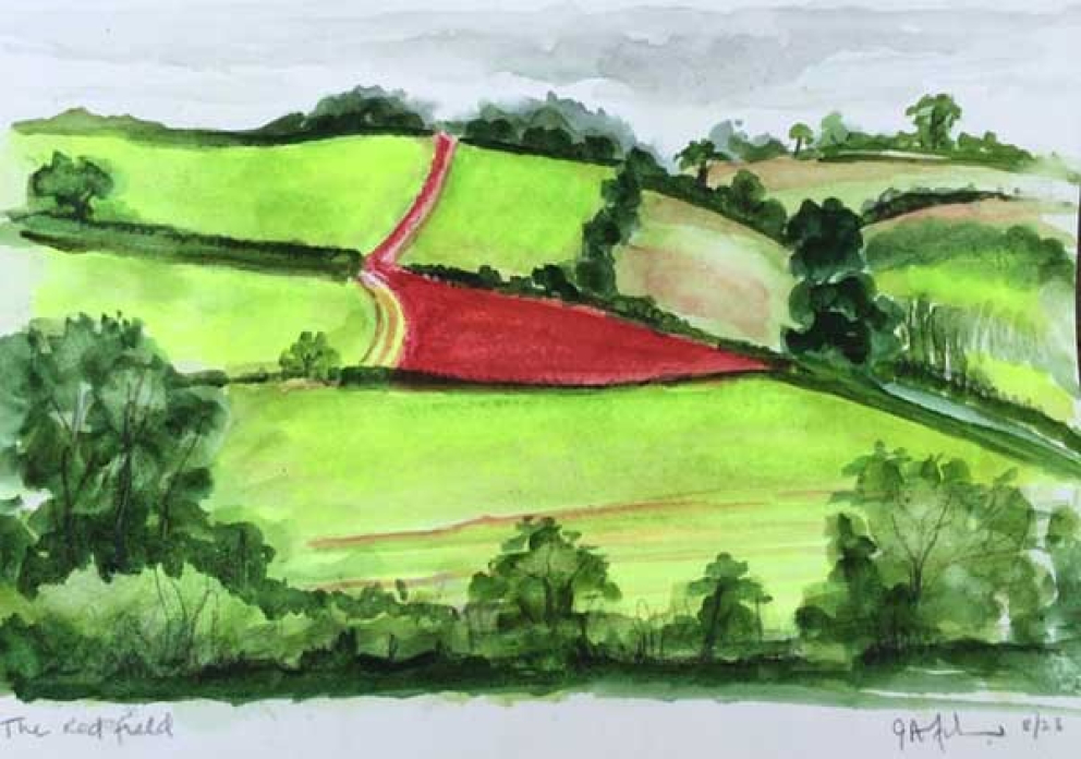 Retreatant Painting