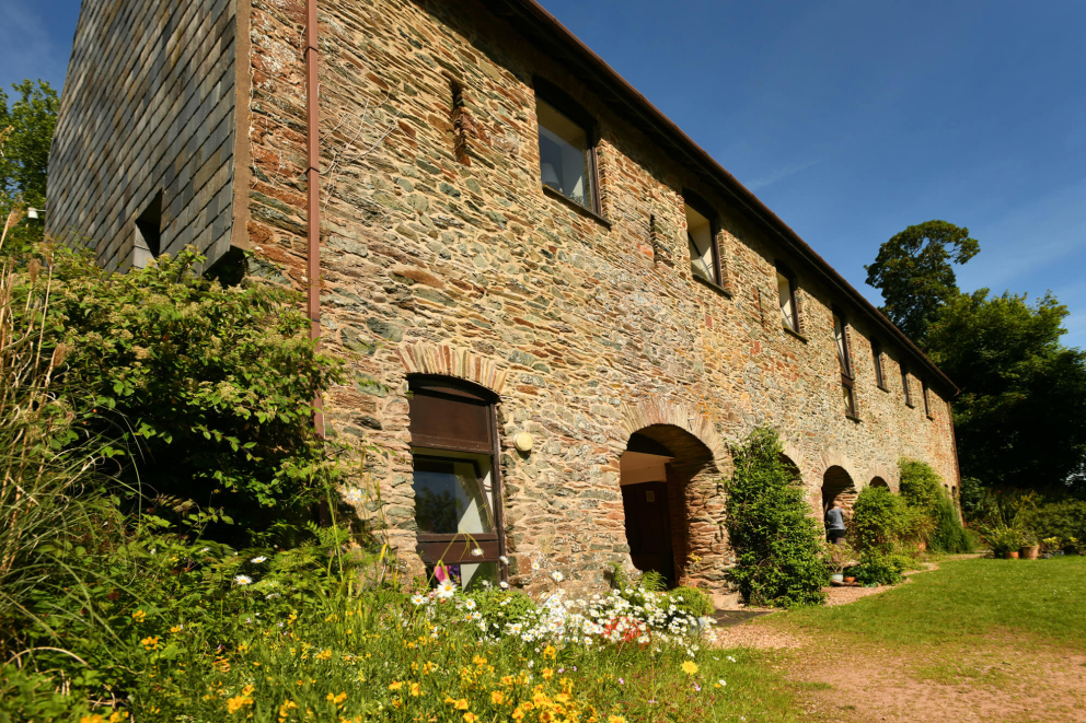 Sharpham Trust The Barn Retreat Exterior